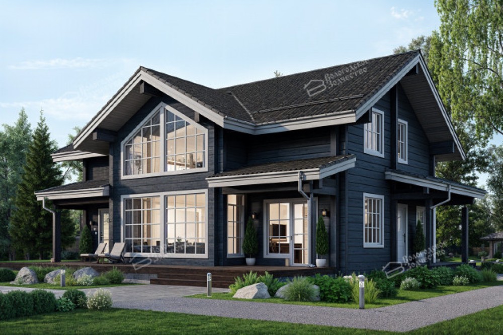 Дом из клееного бруса VZ-348